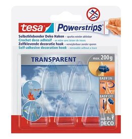 TESA Powerstrips 5Haken 200 transp. TESA 58900-00013-03 Haken 200g