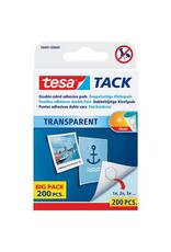 TESA Klebestrips 200ST transparent TESA 59401-00000-01 1x1cm
