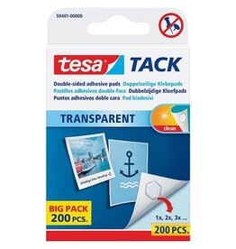 TESA Klebestrips 200ST transp. TESA 59401-00000-01 1x1 cm