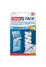 TESA Klebestrips 72ST transparent TESA 59408-00000-00 1x1cm