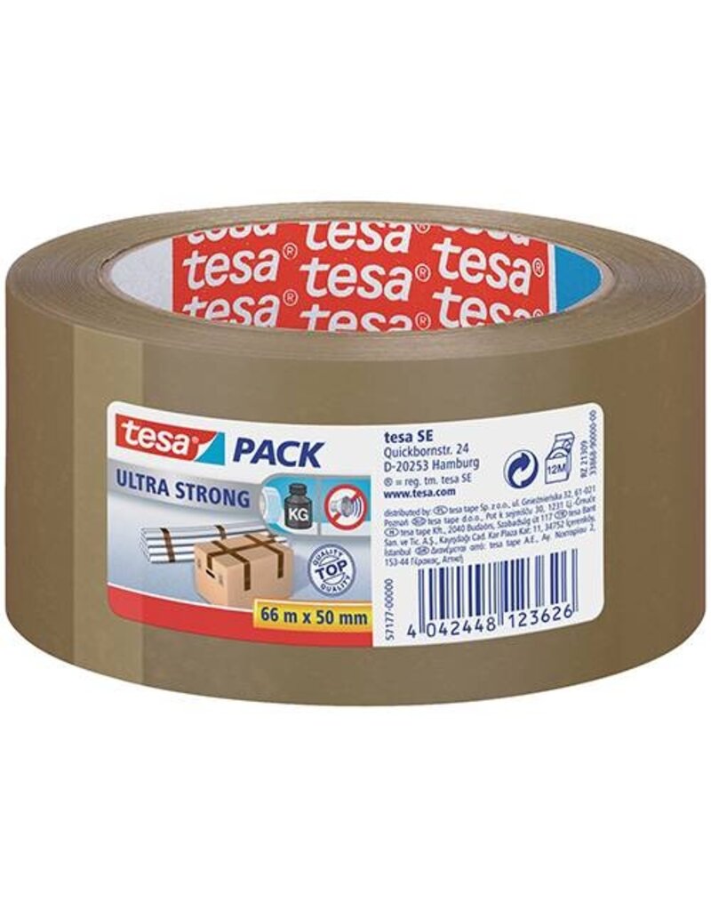 TESA Verpackungsband PVC strong braun TESA 57177-00000-11 50mm x66m