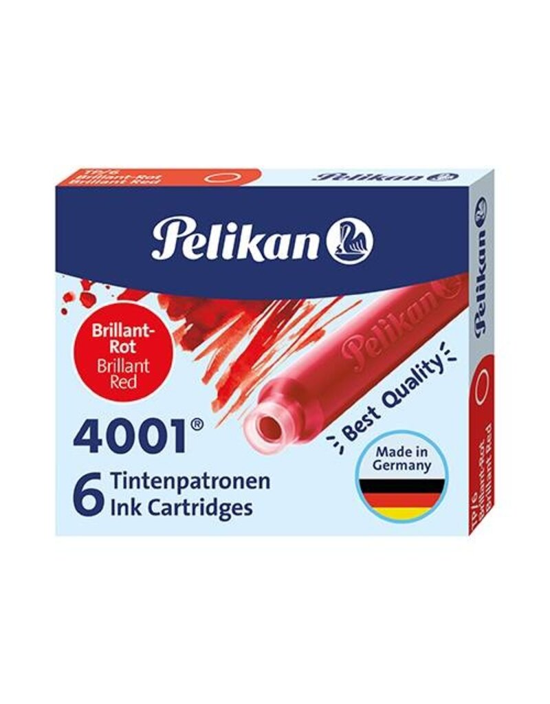 Pelikan Tintenpatrone 6ST bri'rot PELIKAN 301192 4001