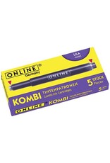 ONLINE Tintenpatrone 5ST violett ONLINE 17143/12