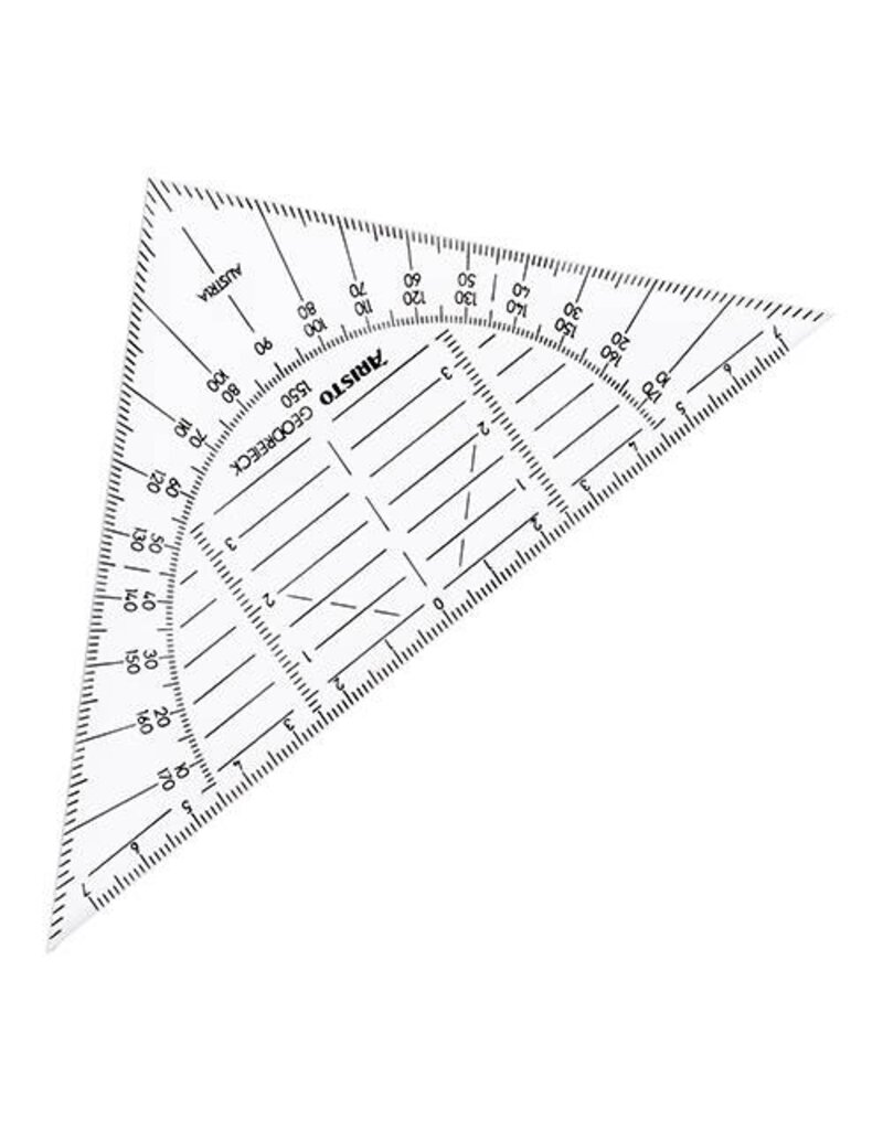 ARISTO Geo-Dreieck  16 cm ARISTO AR1550   11 O.Griff