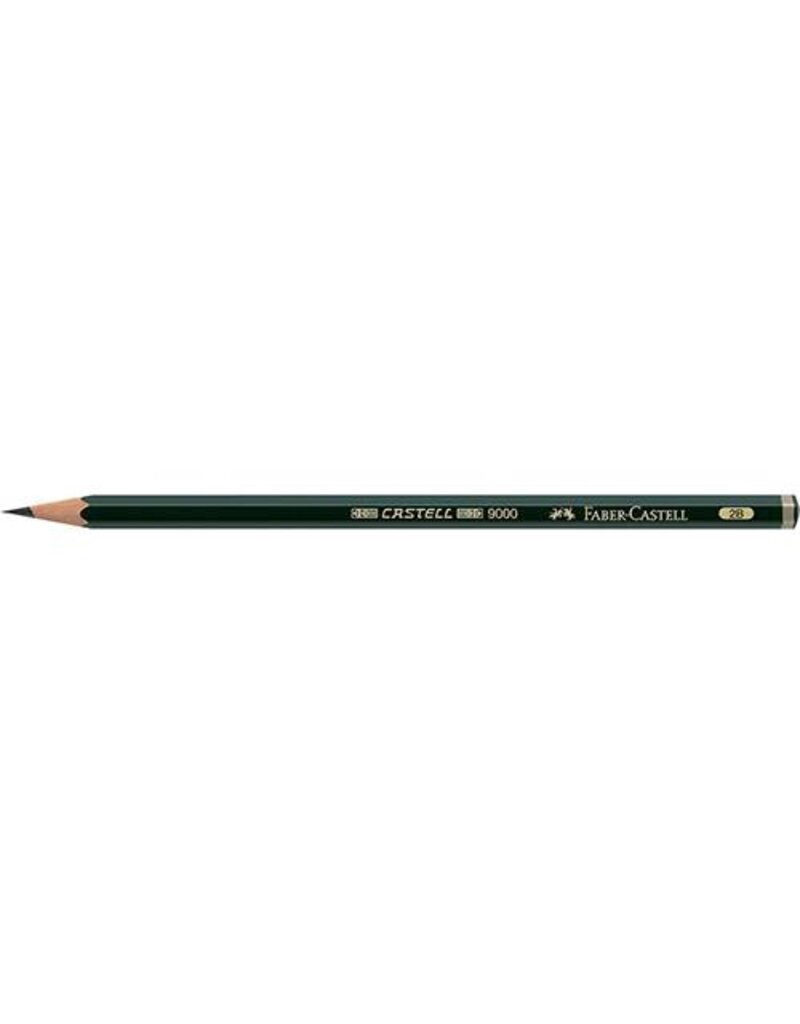 FABER CASTELL Graphitstift 9000 FABER CASTELL 119002   2b