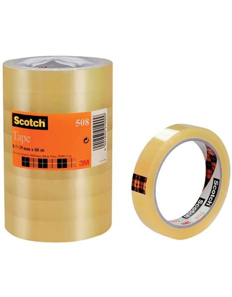 SCOTCH Klebeband Economy 508 transparent SCOTCH 508-1966S 19mm x66m