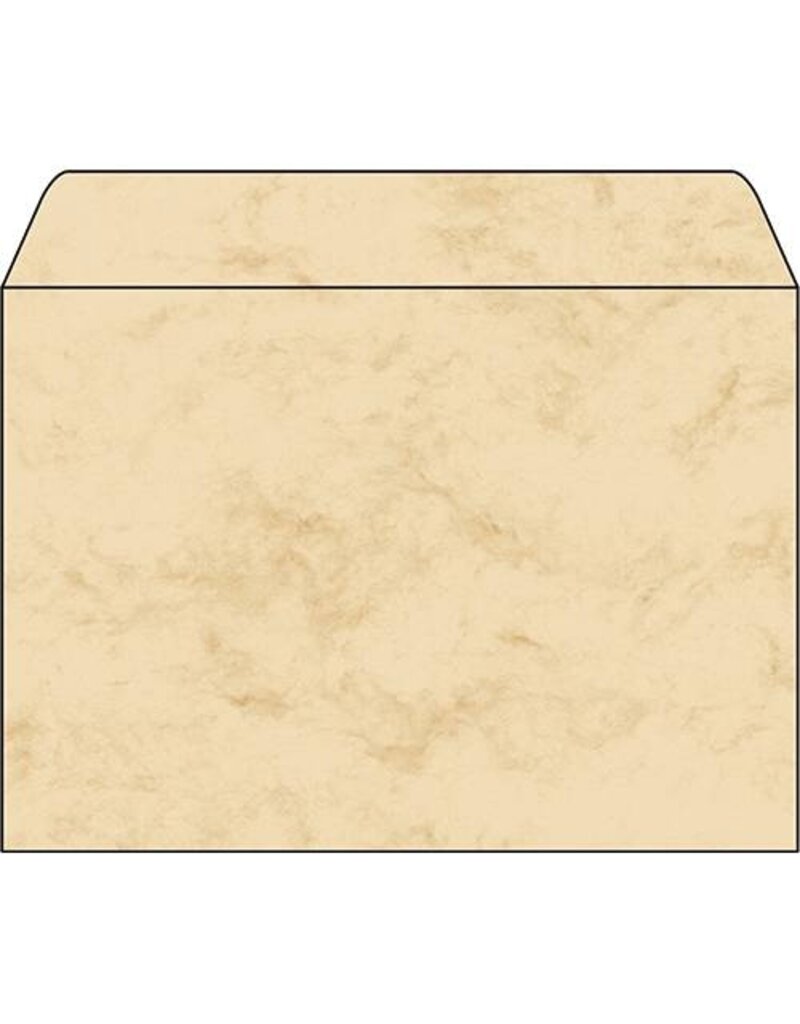 SIGEL Design Kuvert C5 25ST beige SIGEL DU203 Marmor 90g