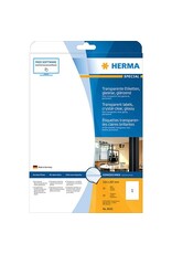 HERMA Folienetiketten 210x297 transp-glasklar HERMA 8020 wetterfest