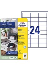 AVERY ZWECKFORM Universaletiketten 64,6x33,8 weiß AVERY ZWECKFORM 3658-10 Quick-Peel