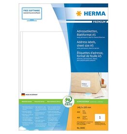 HERMA Universaletiketten 148,5x205 weiß HERMA 8690