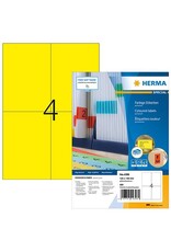 HERMA Universaletiketten 105x148 gelb HERMA 4396 100 Blatt