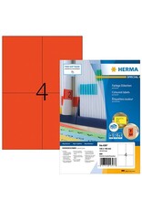 HERMA Universaletiketten 105x148 rot HERMA 4397 100 Blatt