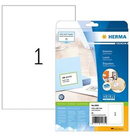 HERMA Universaletiketten 210x297 weiß HERMA 5065