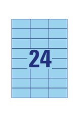 AVERY ZWECKFORM Universaletiketten 70x37mm blau AVERY ZWECKFORM 3449