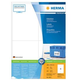 HERMA Universaletiketten 105x148 weiß HERMA 4627