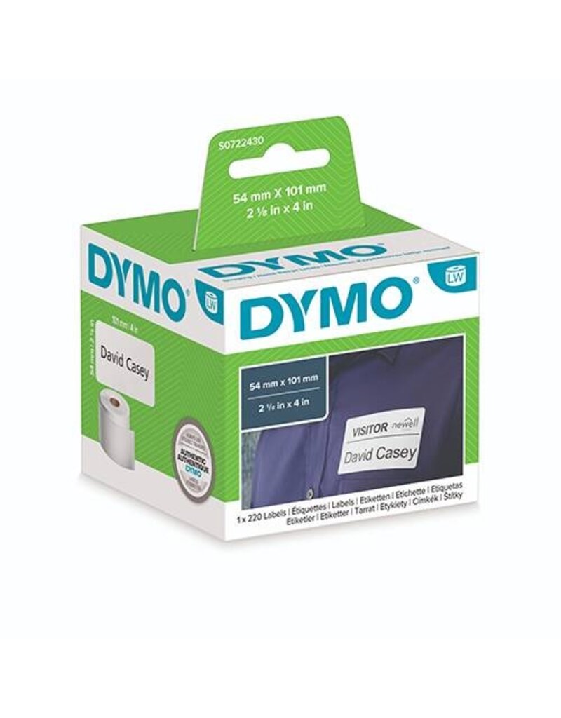 DYMO Thermoetikette 220 ST weiß DYMO S0722430 99014