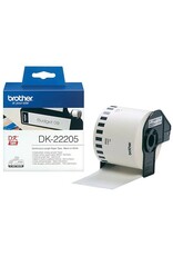 Brother Thermoetikette 62mmx30,5m weiß BROTHER DK22205 Papierqual