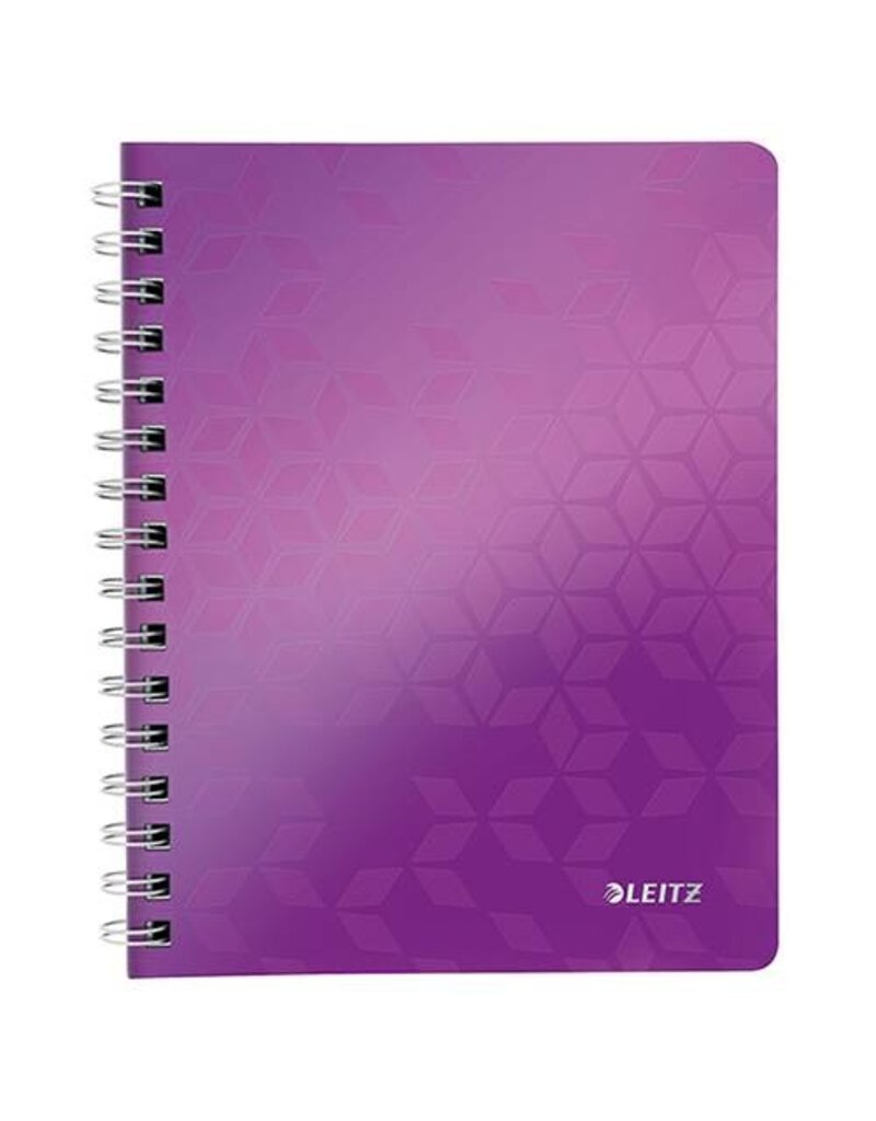 LEITZ Collegeblock WOW A4 kariert violett LEITZ 4638-00-62 80 Blatt