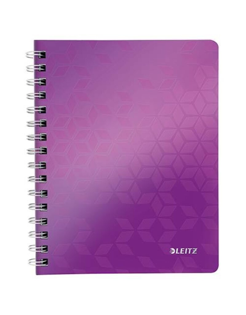 LEITZ Collegeblock WOW A5 kariert violett LEITZ 4641-00-62 80 Blatt