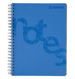 DONAU Collegeblock PP Cover A4 kariert blau DONAU 7525201-10 140BL 80g