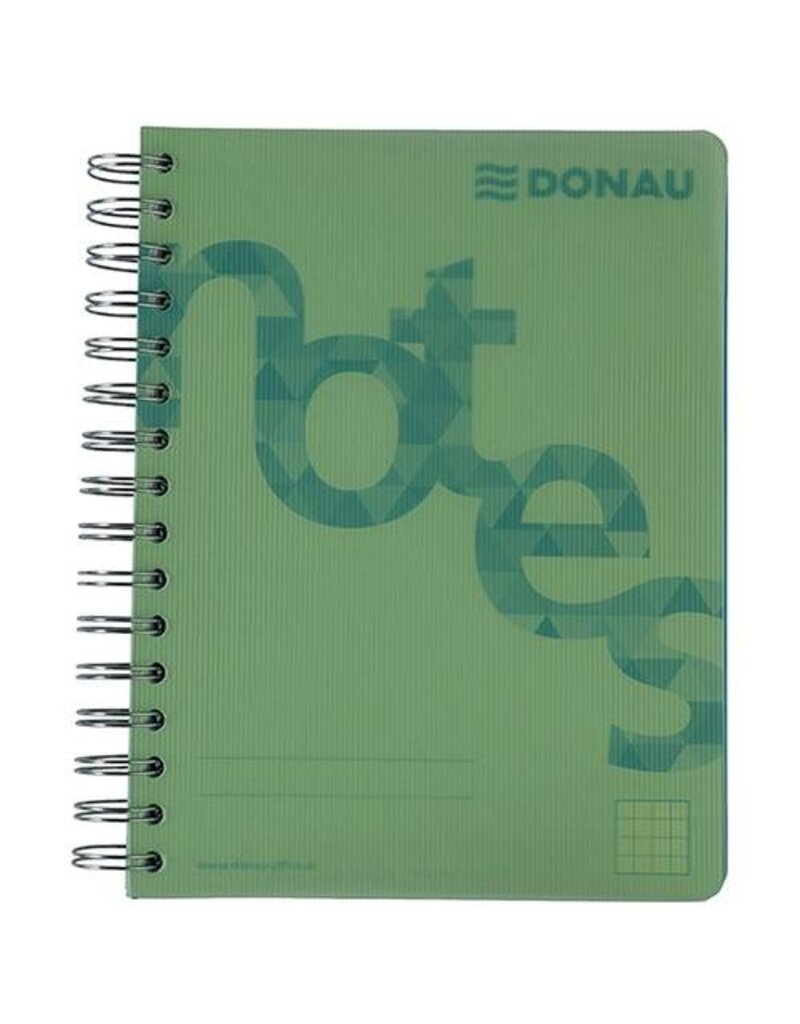 DONAU Collegeblock PP Cover A5 kariert grün DONAU 7526201-06 140BL 80g