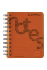 DONAU Collegeblock PP Cover A6 kariert orange DONAU 7527201-12 140BL 80g