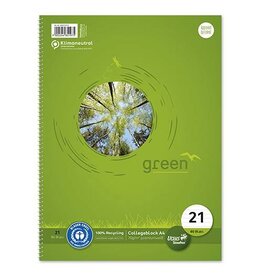 URSUS green Collegeblock A4 80Bl. liniert URSUS green 608570010