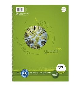 URSUS green Collegeblock A4 80Bl. kariert URSUS green 608570020