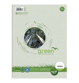 URSUS green Collegeblock A4 80Bl liniert URSUS green 608571010