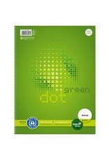 URSUS green Collegeblock A4 80BL punktkariert 5mm URSUS green 608573000 Rec.70g dotted