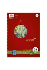 URSUS green Collegeblock A4 160BL LIN28 kariert 5mm URSUS green 608590028 Rec.70g 2 Randlin