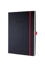 SIGEL Notizbuch ca.A4 kariert schwarz SIGEL CO660 Conceptum Red Edition