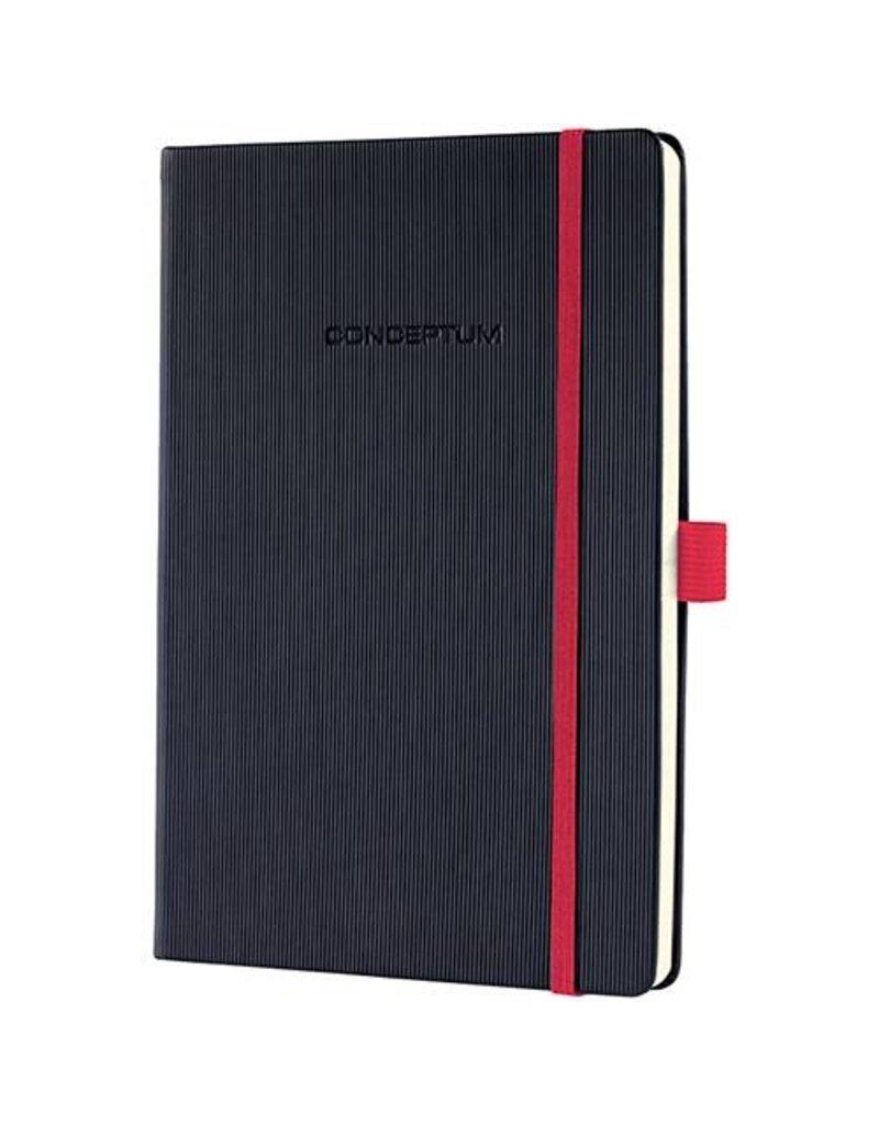 SIGEL Notizbuch ca.A5 liniert schwarz SIGEL CO663 Conceptum Red Edition