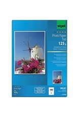 SIGEL Inkjet Fotopapier A4/125g 100BL h.weiß SIGEL IP664 Top hochglanz