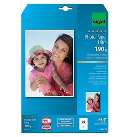 SIGEL Inkjet Fotopapier Ultra 20BL SIGEL IP675   A4 190g