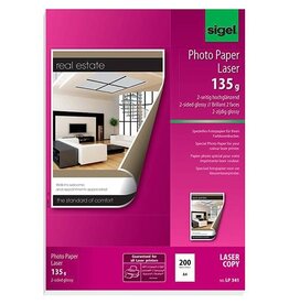 SIGEL Laser Fotopapier zu200Bl weiß SIGEL LP341 135g  A4 120