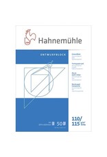 HAHNEMÜHLE Transparentpapierblock A3 110/115 transp HAHNEMÜHLE 10 622 721 50 Blatt