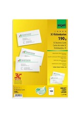 SIGEL Visitenkarten 100ST 190g hochweiß SIGEL LP790  85x55mm