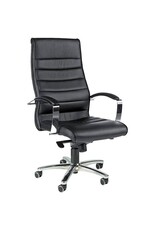 TOPSTAR Drehstuhl mit AL Leder schwarz TOPSTAR 8779A80H w.Rol.