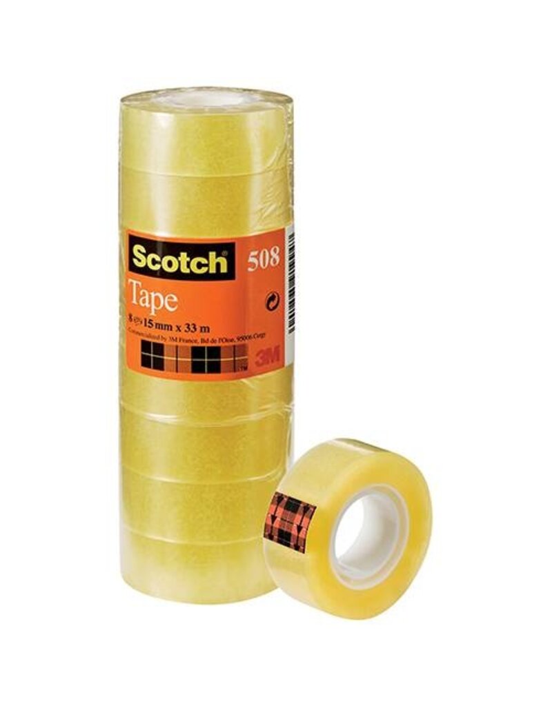 SCOTCH Klebeband Economy 508 transparent SCOTCH 508-1533S 15mm x33m