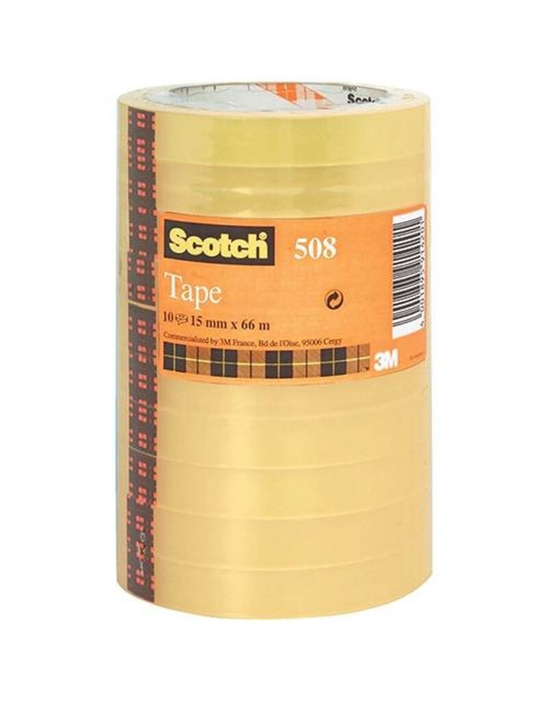 SCOTCH Klebeband Economy 508 transparent SCOTCH 508-1566S 15mm x66m