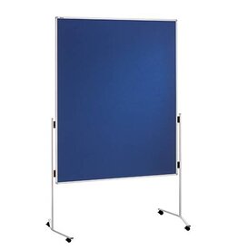 FRANKEN Moderatorentafel ECO Filz 120x150cm blau FRANKEN ECO-UMTFG03R klappbar