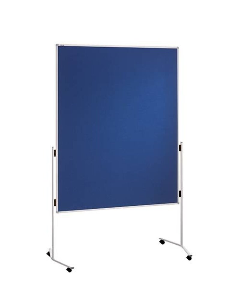 FRANKEN Moderatorentafel ECO Filz 120x150cm blau FRANKEN ECO-UMTFG03R klappbar