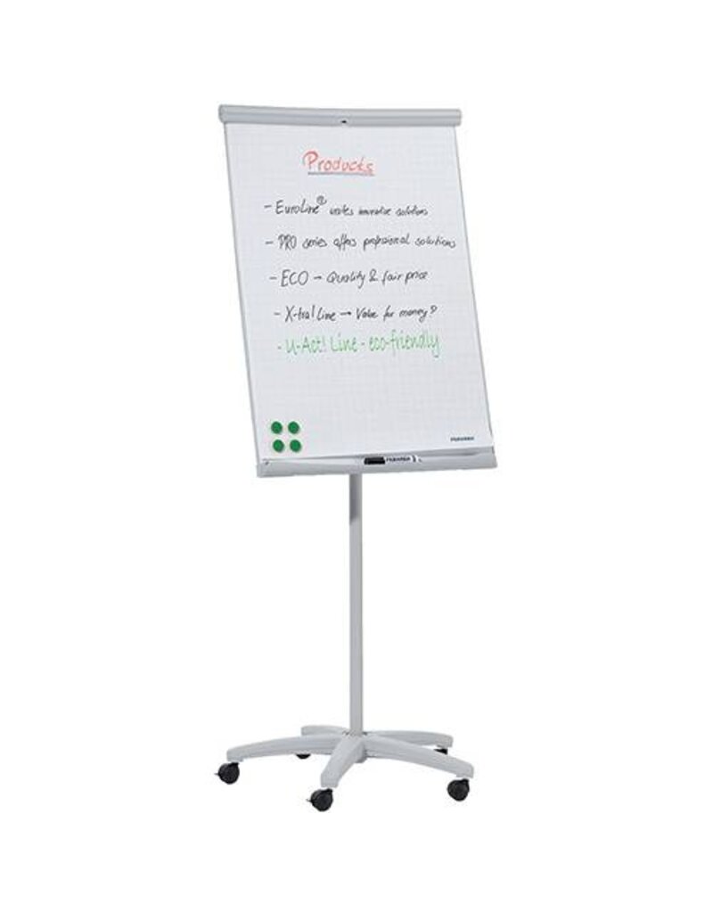 FRANKEN Flipchart 70x100cm h´grau FRANKEN FC91 U-Act! Line Mobil