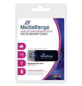 MEDIARANGE Kartenleser Stick schwarz MEDIARANGE MRCS507 USB 3.0