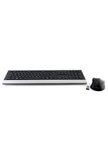 MEDIARANGE Tastatur+Maus Set Funk/kabellos sw/silb MEDIARANGE MROS105 Highline