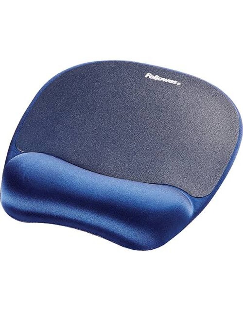 FELLOWES Mausmatte +Handgelenk GEL blau FELLOWES FW9172801 Memory Foam