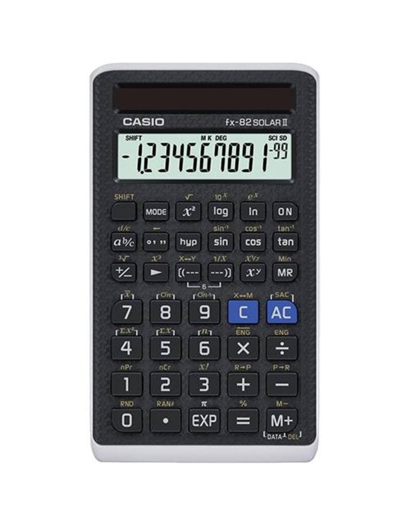 CASIO Schulrechner 1-zeilig schwarz CASIO FX-82Solar II