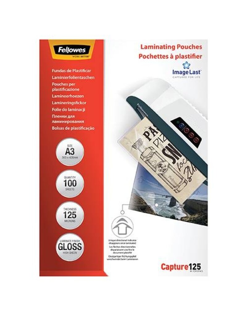 FELLOWES Laminierhülle 100ST A3 FELLOWES FW5307506 glänzend