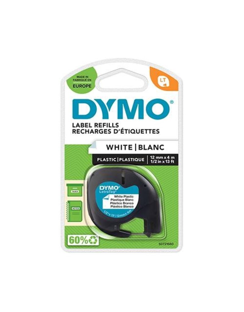 DYMO Schriftband LT 91221 weiß/sw DYMO S0721660 12mm 4m